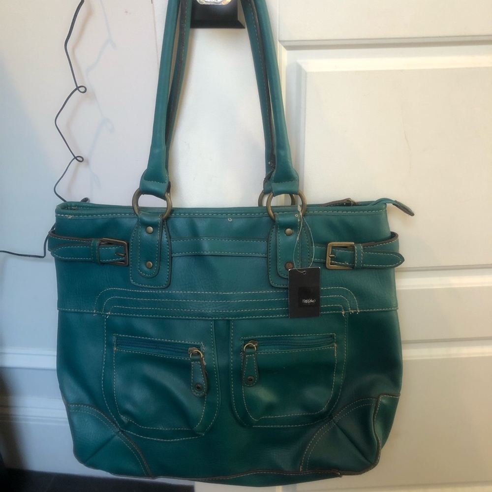 SOLD!!! Mossimo Hand Bag Turquoise NWT